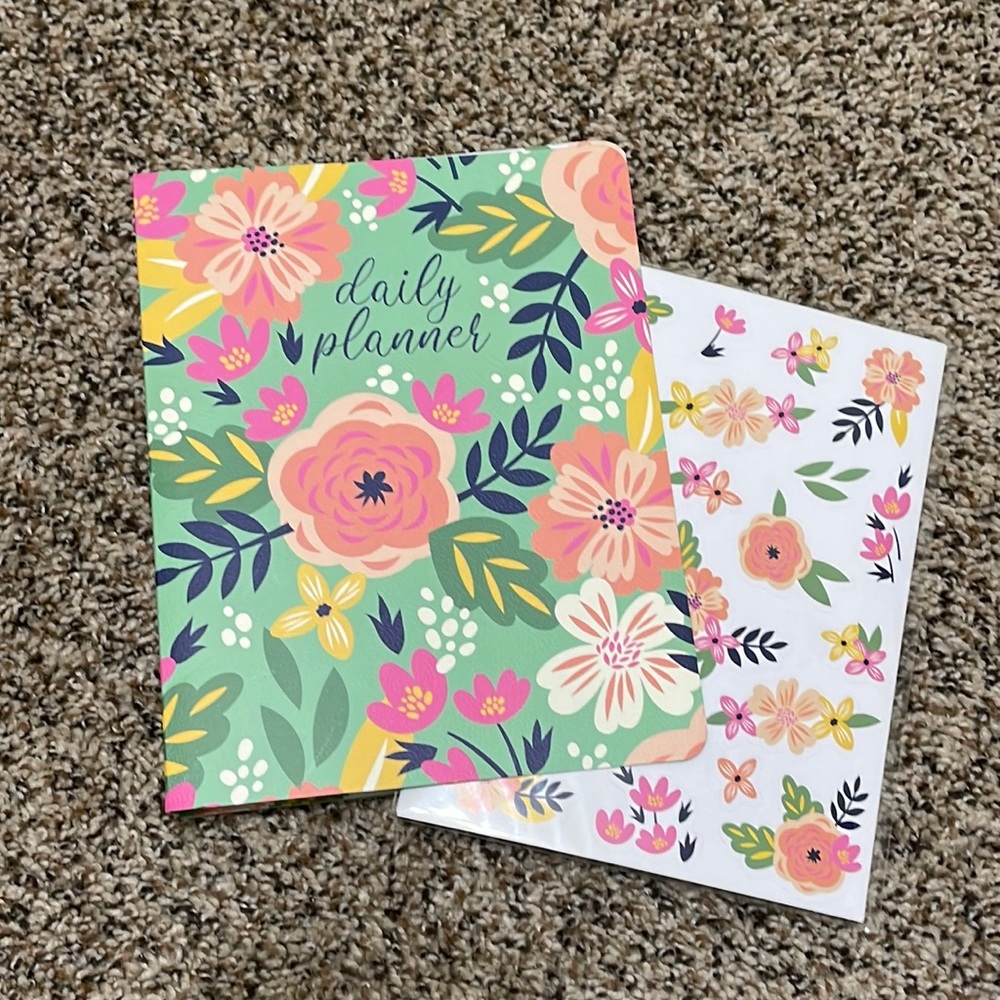 Daily Planner 7x9 with Stickers